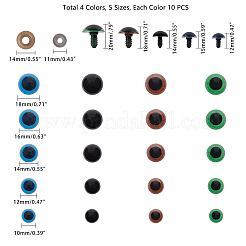 Craft Plastic Doll Eyes Stuffed Toy Eyes&nbsp;DIY-PH0026-18