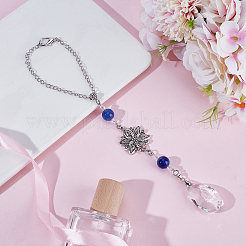 Acrylic & Glass Pendant Decoration&nbsp;HJEW-DR00067