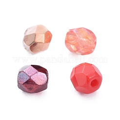 Fire-polished Czech Glass Beads&nbsp;LAMP-D180-16B-01
