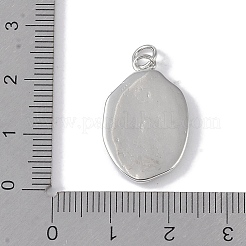 Brass Micro Pave Cubic Zirconia Pendants&nbsp;KK-E110-09P