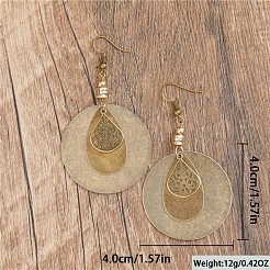 Retro Alloy Dangle Earrings&nbsp;WG6AA33-01