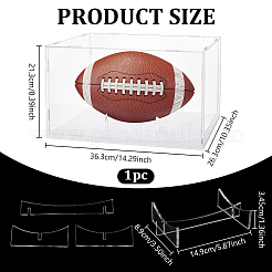 1 Set Acrylic Minifigures Display Case with White Base&nbsp;ODIS-GA0001-76