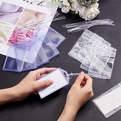 Transparent PVC Plastic Luggage Tag Bag&nbsp;DIY-NB0007-57