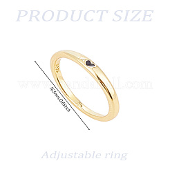 1Pc Brass Finger Rings&nbsp;RJEW-LP0003-49G