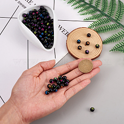 Black Craft Acrylic Beads&nbsp;SACR-TAG0001-02