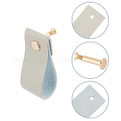 Rectangle Leather Drawer Handles&nbsp;LS-AJEW-WH0251-77A