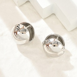 Brass Hoop Earrings for Women&nbsp;LS-EJEW-U041-03P
