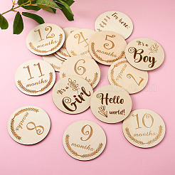 Basswood Milestone Cards&nbsp;WOOD-TA0001-41A