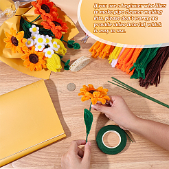 DIY Sunflower Twist Stick Making Kits&nbsp;AJEW-SC0032-03