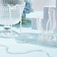 10 Strands Imitate Austrian Crystal Bicone Glass Beads Strands&nbsp;GLAA-HY0001-37A