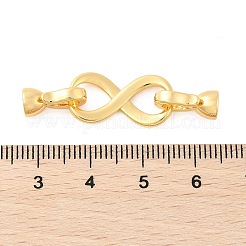 Brass Fold Over Clasps&nbsp;KK-U056-06G