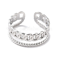 Tarnish Resistant 304 Stainless Steel Finger Rings&nbsp;RJEW-L102-34P
