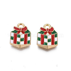 Rack Plating Alloy Enamel Charms&nbsp;ENAM-N055-145