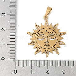 304 Stainless Steel Pendants&nbsp;STAS-L279-033G