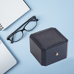 2Pcs PU Leather Necklace Gift Boxes&nbsp;LBOX-CL0001-02