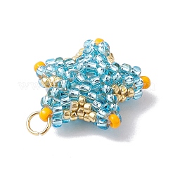 TOHO Seed Beads Pendants&nbsp;PALLOY-MZ00177-02