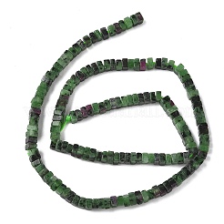 Natural Ruby in Zoisite Beads Strands&nbsp;G-A280-C09-01