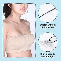 8 Pairs 4 Style Adjustable Transparent Bra Straps&nbsp;FIND-GF0003-54