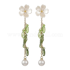 304 Stainless Steel with ABS Plastic Imitation Pearl Stud Earrings&nbsp;EJEW-JE07419