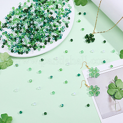 15 Strands 5 Styles Transparent Glass Beads Strands&nbsp;EGLA-PA0001-26