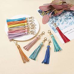 20Pcs 20 Colors PU Leather Tassel Pendants&nbsp;FIND-WR0003-26