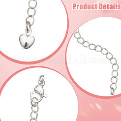 12Pcs 2 Styles  Brass Chain Extender&nbsp;KK-CA0003-75