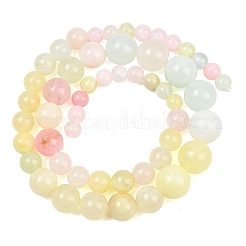 Natural Green Jade Graduated Beads Strands&nbsp;GG-CBA2AE1-A06-C