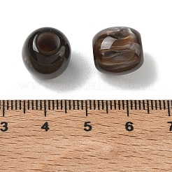 Opaque Resin European Beads&nbsp;X-RESI-F073-12A