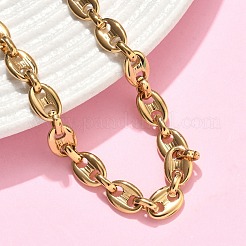 304 Stainless Steel Coffee Bean Chain Bracelets for Women&nbsp;BJEW-B169-02G