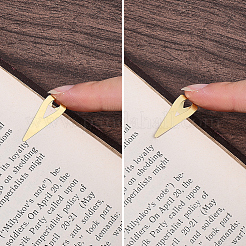 30Pcs  Stainless Steel Bookmarks Page Clip&nbsp;AJEW-CP0011-32G