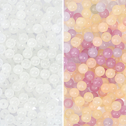 280Pcs Transparent Glass UV Reactive Beads&nbsp;DGLA-PA0001-10B