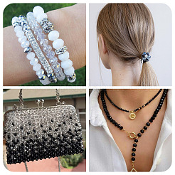 3 Strands 3 Style Electroplate Glass Beads Strands&nbsp;EGLA-TADJ0001-11A