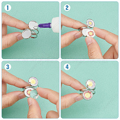 DIY Blank Dome Finger Making Kit&nbsp;DIY-SC0021-12
