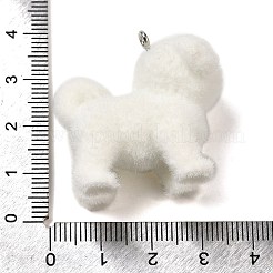 Flocky Resin Pendants&nbsp;RESI-E059-05C