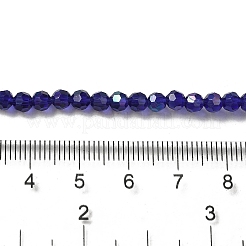 Electroplate Transparent Glass Beads Strands&nbsp;X-EGLA-A035-T4mm-L06