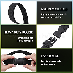 9Pcs 3 Styles Nylon Elastic Band&nbsp;FIND-WR0013-02