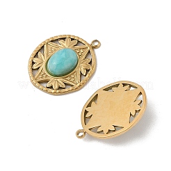 Natural Amazonite Pendants&nbsp;STAS-P380-22G-01