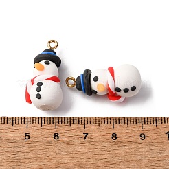 Christmas Handmade Polymer Clay Pendants&nbsp;CLAY-B007-02A