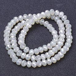 Electroplate Glass Beads Strands&nbsp;EGLA-A034-J6mm-Y04