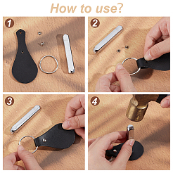 DIY Keychain Making Kits&nbsp;DIY-OC0013-16C