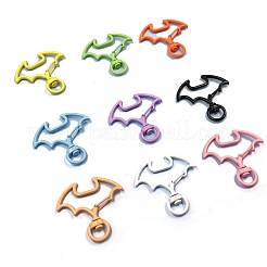 Spray Painted Alloy Swivel Lobster Claw Clasps&nbsp;PW-WG46327-01