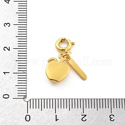 Brass Fruits Pendant Decoration&nbsp;HJEW-P020-01I-G
