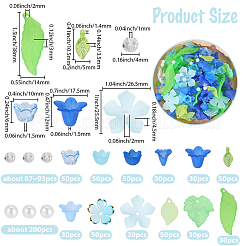 DIY Leaf Flower Findings Kits&nbsp;DIY-PA0001-64C