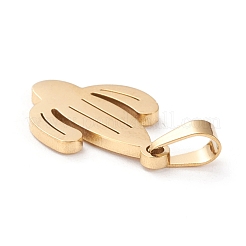 304 Stainless Steel Pendants&nbsp;STAS-J026-24G