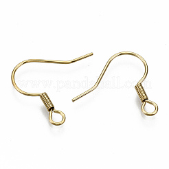 304 Stainless Steel Earring Hooks&nbsp;X-STAS-S111-002G-NR