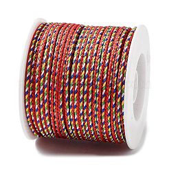 Five Tone Polyester Jewelry Braided Cord&nbsp;OCOR-G015-05C-01
