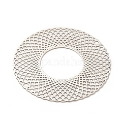 Rack Plating Brass Filigree Big Pendants&nbsp;KKC-K001-13P