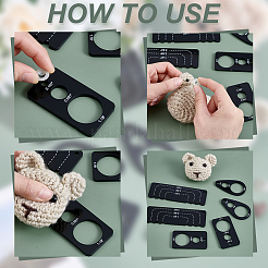 2Sets Acrylic Rulers&nbsp;AJEW-UN0002-07B