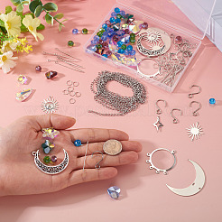 DIY Star Moon Suncatcher Making Kits&nbsp;DIY-TA0013-80