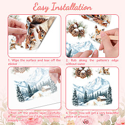 3 Sheets 3 Styles PVC Waterproof Decorative Stickers&nbsp;DIY-WH0404-335